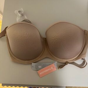 ThirdLove nude strapless bra
